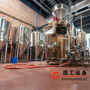 500L 5HL craft turnkey 3-vessel stainless steel beer brewing equipment brewery system for sale