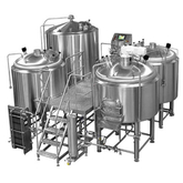 Popular in Europe 1000 Liters Brewing Machinery with Electric Heating for Craft Beer Stainless Steel 304 Turnkey Brewery