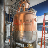 1000L Turnkey Red Copper Distiller Distilling Equipment for Vodka, Gin, Whisky, Brandy,Rum