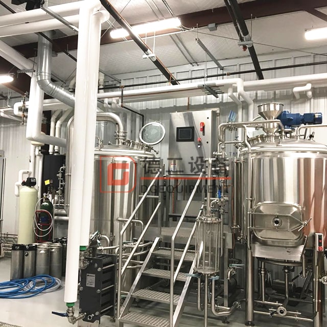 500L turnkey craft brewhouse euqipiment with steam heating method for microbrewery beer pub 