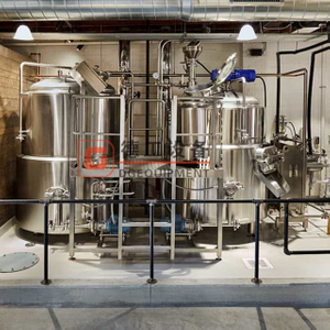 500L turnkey craft brewhouse euqipiment with steam heating method for microbrewery beer pub 