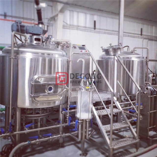 500L Customized Pub Brewing Systems Steam Heating Micro Brewery Beer Brewhouse with 3mm Thickness SS304 