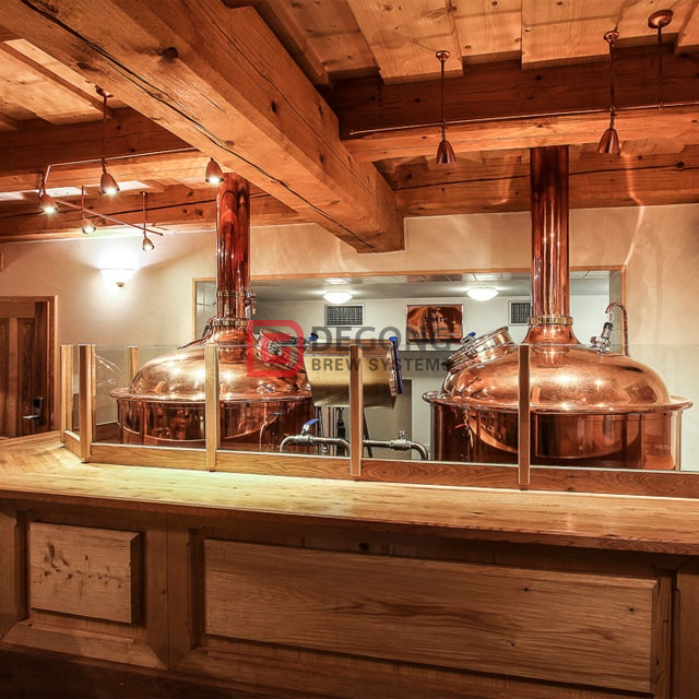 Red Copper Brewery Equipment 1000L Automatic Or Semi-automatic Beer Brewing Equipment for Sale in Tavern