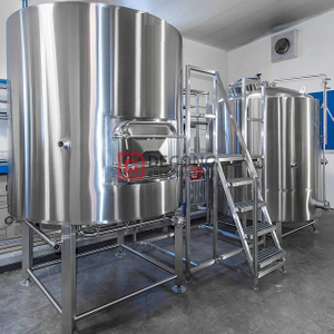 10HL Commercial Used Brew Kettle Mash Lauter Tanks Stainless Steel Beer Brewing Equipment 