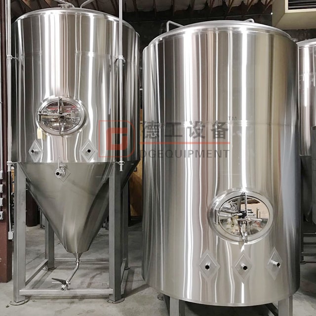 7BBL Customized Stainless Steel 304 Automatic Steam Heating Conical Beer Brewing Tanks for Sale 