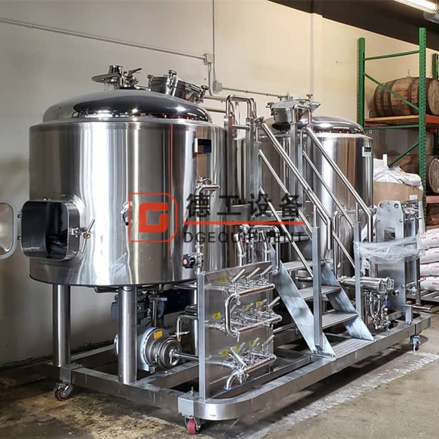 200L 2-vessel jacket customed beer brewing equipment brewery machine for sale