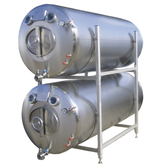 Buy A 2000L SUS 304 Vertical/horizontal Double Layer Beer Bright Beer Tank for Beer Serving And aging