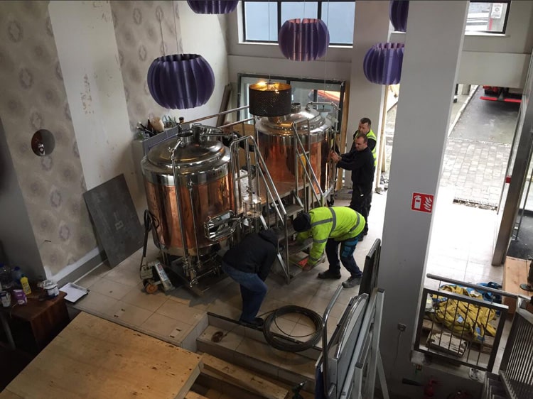 500L copper brewing equipment