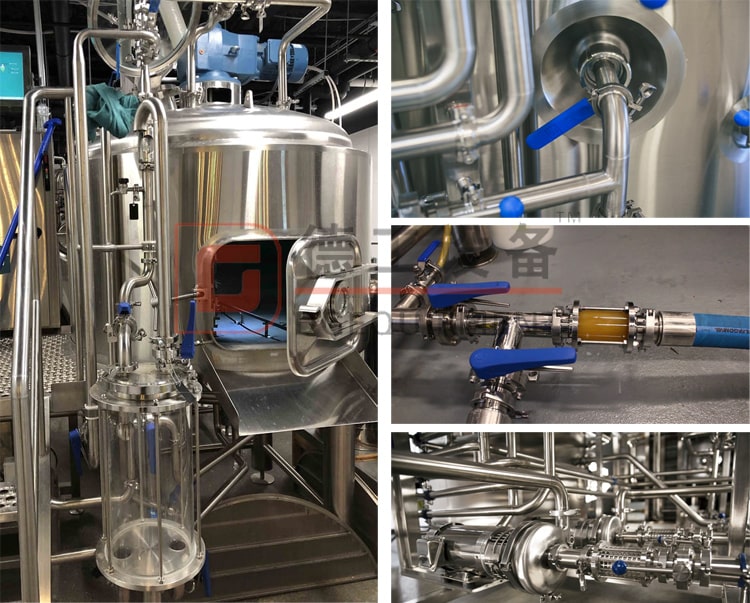 5HL Turnkey Professional Steam / Electric Heated Stainless Beer Brewing Equipment for Sale