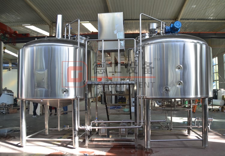 2-vessels beer brewhouse