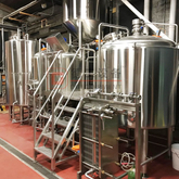 10HL Pils Beer Brewery Equipment Customized 3 Vessels Beer Brewhouse with Steam Heating 