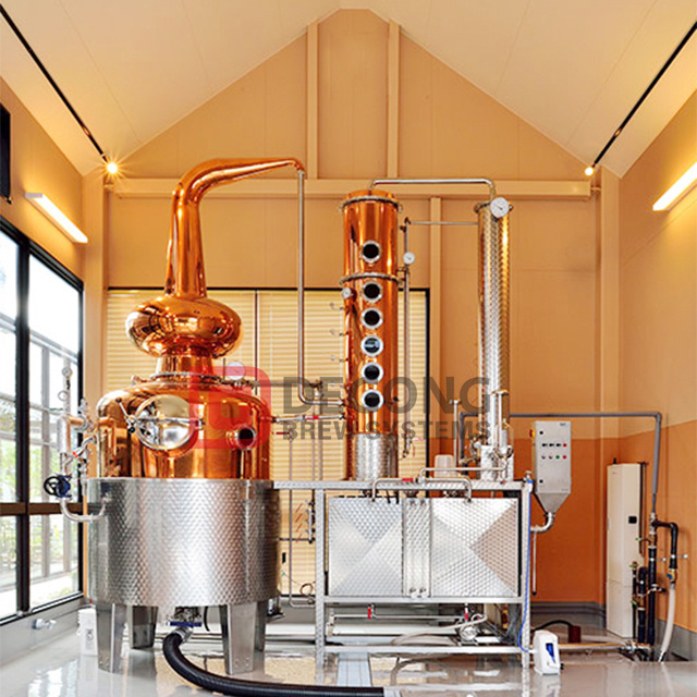 Commercial distillery equipment DEGONG manufacturers of 1000L midsize distilleries equipments 