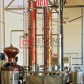 300L 500L Column Still Alcohol Distillery Distillation Equipment Copper Craft Distillery for Sale