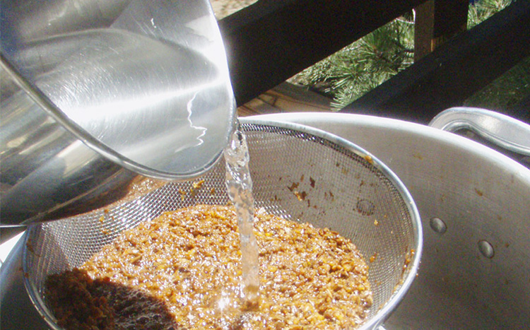 Influence of RA value of water on beer production process