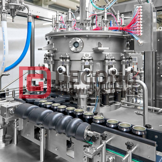 100-500 Cans/min Rotary Canning System for Beverage Production