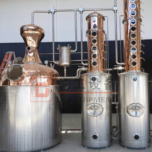 500L Stainless Steel/red Copper Distiller Famous Brand of Whisky/gin Distillation Equipment Near Me for Sale
