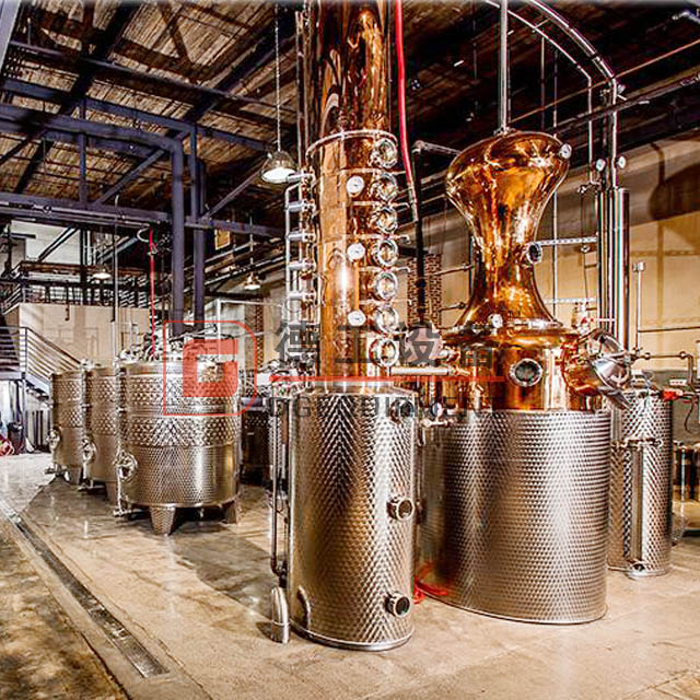 500L Craft Commercial Red Copper Gin Whisky Distillation Equipment for Sale Suppliers Near Me 
