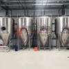 Buy 3BBL 500L Craft Beer Brewing System with Steam Heating 2-vessel Dimple Jacket Beer Fermentation Tank for Sale