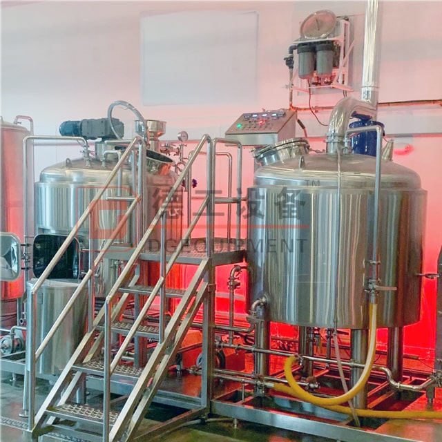 2000L Turnkey System 4 Vessels Brewhouse Commercial Beer ...