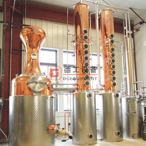 1000L Red Copper Gin distilling equipment Distillation Equipment Column Customized Manufacturing Plant