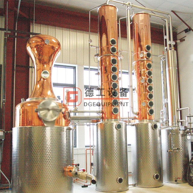 Customized 1000L Copper Steam Heated Alcohol Distillery Wine Gin/vodka/whiskey Distillling Equipment 