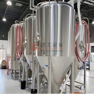 1000L 800L 600L Fermentation Vessel Beer Stainless Steel Fermenters Insulated Conical Cylinder brewery tanks Cost
