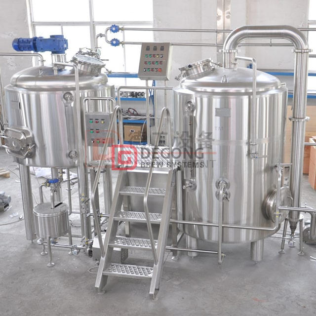1000L Double Insulated Steam Heating Turnkey Gravity Beer Brewing Equipment Complete Brewery Plant