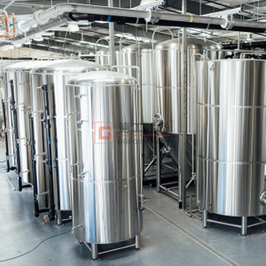 Fully equipped sets for the beer fermentation and maturation customized dimple jacket fermenters 200-5000L