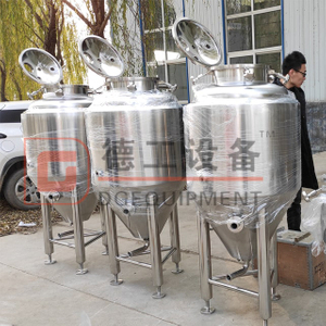 100L 200L 300L small scale fermentation tank stainless steel approved by european standard