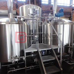 Brewery 1000L 3 Vessel Industrial Wort Brew Machine Craft Beer Brewhouse Equipment 