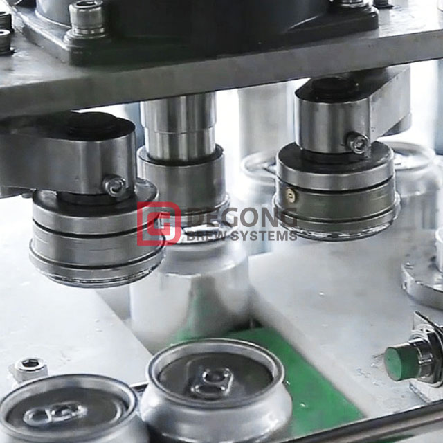 600 Cans/h Beer Canning Machine for Brewery with Pre Evacuation