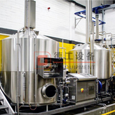 Setting up a 500L professional craft full automatic 2-vessel microbrewery/ homebrew equipment 