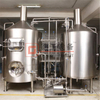 1000L Microbrewery Beer Brewing Equipment Combined 2 Vessels Brewhouse with Steam Or Electric Heating
