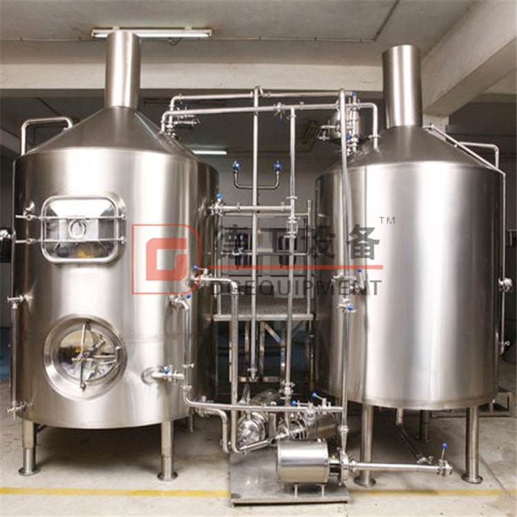 1000L Microbrewery Beer Brewing Equipment Combined 2 Vessels Brewhouse with Steam Or Electric Heating