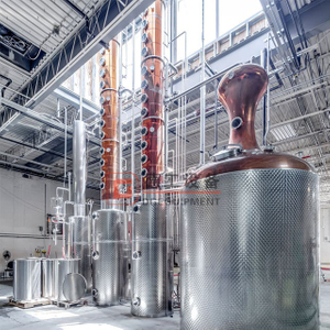 100-500 Gallons Red copper alcohol making machine still vodka distillery equipment for sale
