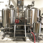 1000L Industrial Automated 2-vessel Craft Beer Brewing Equipment for Sale 