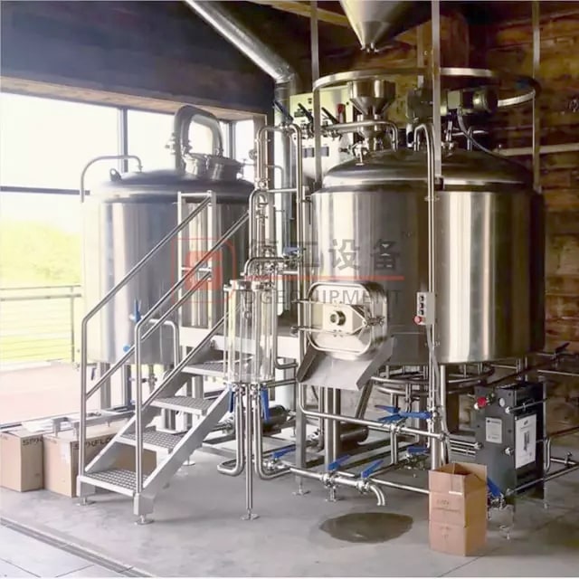 600L Nano Brewery System with 600L/1200L fermentation tanks Brewery Equipment Stainless Steel Conical Fermenter