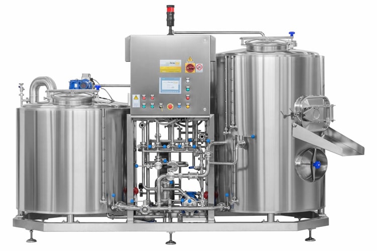 beer brewing equipment with 3 vessels beer mashing system
