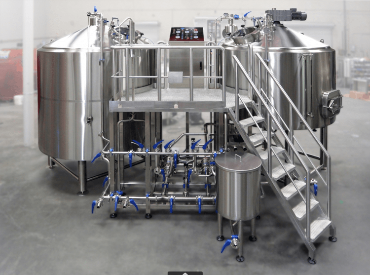 2 vessels brewhouse