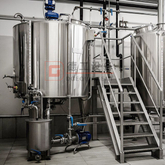 800L(7BBL) Customized 2 Or 3 Vessel Brewhouse Restaurant Beer Produce Equipment for Sale