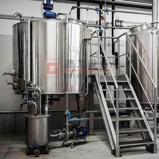 800L(7BBL) Customized 2 Or 3 Vessel Brewhouse Restaurant Beer Produce Equipment for Sale