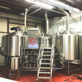 1000L stainless steel / copper turnkey 2/3/4 vessel beer brewery equipment for sale