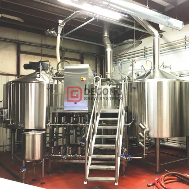 1000L stainless steel / copper turnkey 2/3/4 vessel beer brewery equipment for sale