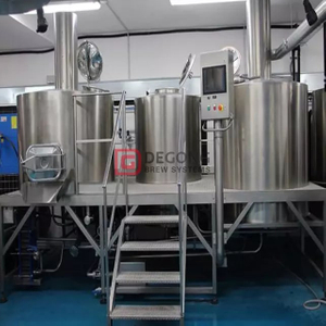 1500L Stainless Steel Beer Craft Brewery System 2/3/4 Vessel Brewhouse Equipment plant