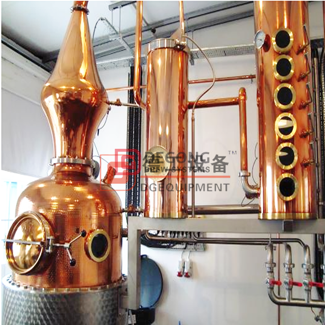 200L Craft Red Copper Alcohol Distilling Equipment for Whiskey,Brandy,Vodkas,Rum