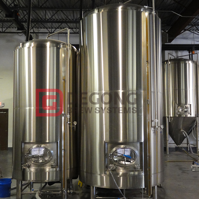 DEGONG Supplier Large Scale Brewing Equipment with FV Bright Beer Tank 2000L 5000L Size