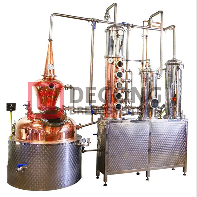 300L complete rum craft distillery equipment copper distillation unit for sale