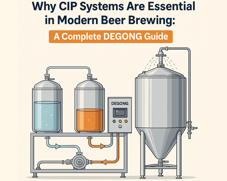 Why CIP Systems Are Essential in Modern Beer Brewing: A Complete DEGONG Guide