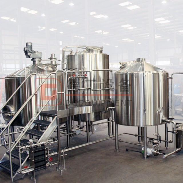 2000L Automatic PLC Control Commercial Used Brewery Equipment Professional Brewing System Made in China