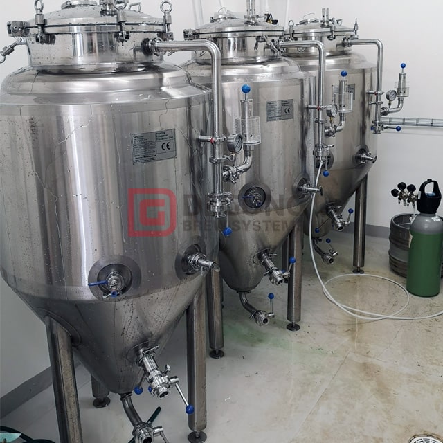 1000L Beer Brewery Equipment Steam Heating Brewkettle 3 Vessel Semi-automatic Brewhouse for America 